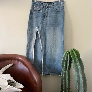 Signature8 Blue Denim Skirt